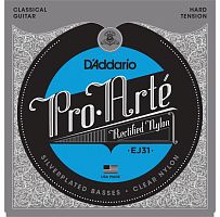 D'ADDARIO EJ31 PRO-ARTE RECTIFIED TREBLES, HARD TENSION